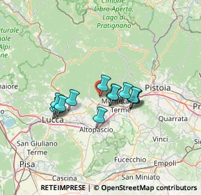 Mappa Piazza Guido Rossa, 51017 Pescia PT, Italia (9.64143)