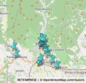 Mappa Piazza Guido Rossa, 51017 Pescia PT, Italia (1.52438)