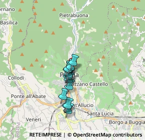 Mappa Piazza Guido Rossa, 51017 Pescia PT, Italia (1.21077)