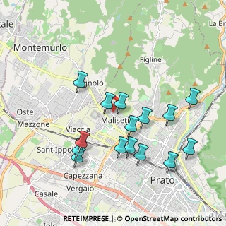 Mappa Via Dino Pizzicori, 59100 Prato PO, Italia (1.95)