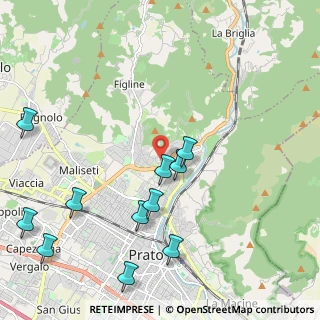 Mappa Viale Fratelli Cervi, 59100 Prato PO, Italia (2.56091)