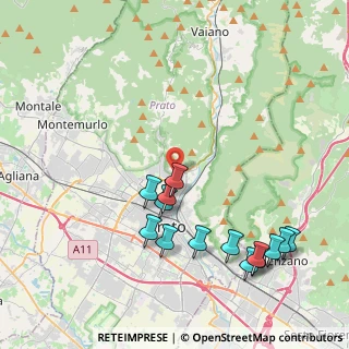 Mappa Viale Fratelli Cervi, 59100 Prato PO, Italia (4.71714)