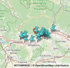 Mappa Piazza degli Obizzi, 51017 Pescia PT, Italia (8.97563)