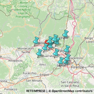 Mappa Via Vitali, 51100 Pistoia PT, Italia (10.44462)