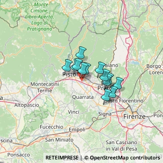 Mappa Via Vitali, 51100 Pistoia PT, Italia (8.42154)