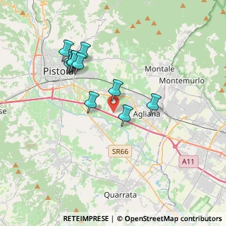 Mappa Via Vitali, 51100 Pistoia PT, Italia (3.61727)