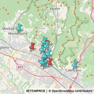 Mappa Via Otello Galardini, 59100 Prato PO, Italia (3.26455)