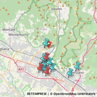 Mappa Via Otello Galardini, 59100 Prato PO, Italia (4.12545)