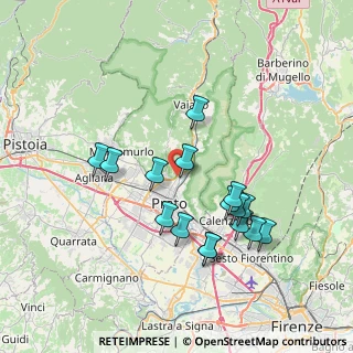 Mappa Via Otello Galardini, 59100 Prato PO, Italia (7.19)