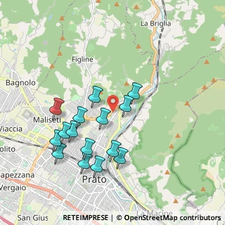 Mappa Via Otello Galardini, 59100 Prato PO, Italia (1.928)