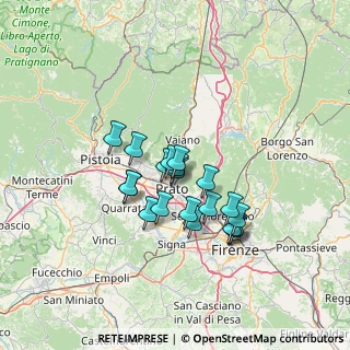 Mappa Via Otello Galardini, 59100 Prato PO, Italia (10.574)