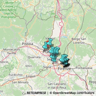 Mappa Via Otello Galardini, 59100 Prato PO, Italia (12.628)