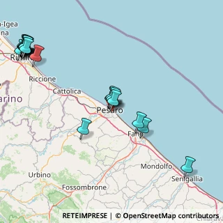 Mappa Via Martiri di Fragheto, 61122 Pesaro PU, Italia (21.5925)
