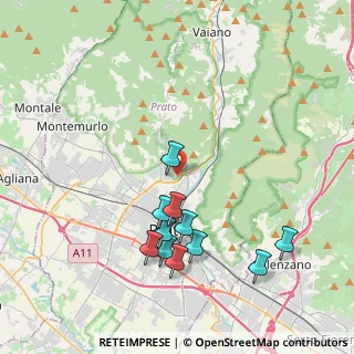 Mappa Via Fratelli Cervi, 59100 Prato PO, Italia (4.10182)