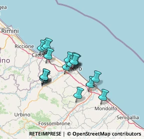 Mappa Via Ciro Menotti, 61100 Pesaro PU, Italia (10.21833)