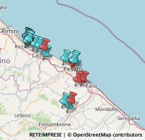Mappa Via Ciro Menotti, 61100 Pesaro PU, Italia (16.421)