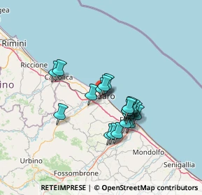 Mappa Via Ciro Menotti, 61100 Pesaro PU, Italia (10.9645)