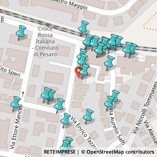 Mappa Via Ciro Menotti, 61100 Pesaro PU, Italia (0.08214)
