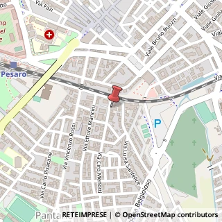 Mappa Via Ciro Menotti, 7, 61122 Pesaro, Pesaro e Urbino (Marche)
