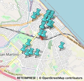 Mappa Via Ciro Menotti, 61100 Pesaro PU, Italia (0.81)