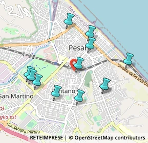 Mappa Via Ciro Menotti, 61100 Pesaro PU, Italia (0.9775)