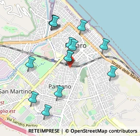 Mappa Via Ciro Menotti, 61100 Pesaro PU, Italia (0.94214)