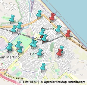 Mappa Via Ciro Menotti, 61100 Pesaro PU, Italia (0.9935)