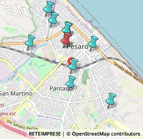 Mappa Via Ciro Menotti, 61100 Pesaro PU, Italia (0.93182)
