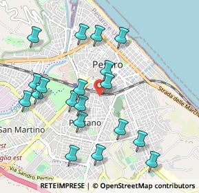 Mappa Via Ciro Menotti, 61100 Pesaro PU, Italia (1.06684)