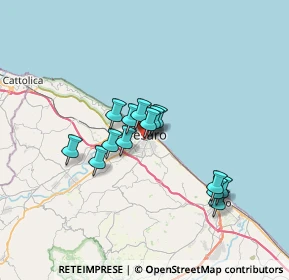 Mappa Via Ciro Menotti, 61100 Pesaro PU, Italia (5.40714)