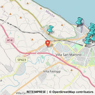 Mappa Strada liliano Cassiani, 61122 Pesaro PU, Italia (3.66545)