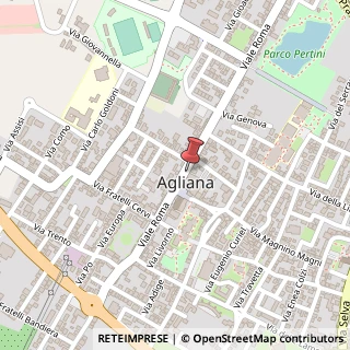 Mappa Via Roma, 38, 51031 Agliana, Pistoia (Toscana)