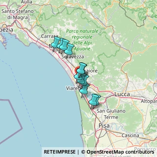 Mappa Via Valletti, 55041 Camaiore LU, Italia (8.82)