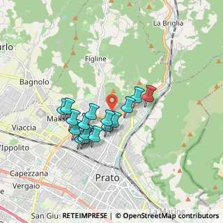 Mappa Via Luigi Tomellini, 59100 Prato PO, Italia (1.46)