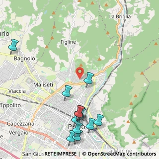 Mappa Via Luigi Tomellini, 59100 Prato PO, Italia (2.7)