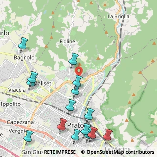 Mappa Via Luigi Tomellini, 59100 Prato PO, Italia (2.86267)