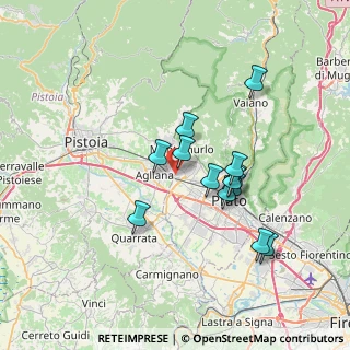 Mappa Via Garigliano, 59013 Montemurlo PO, Italia (6.28077)