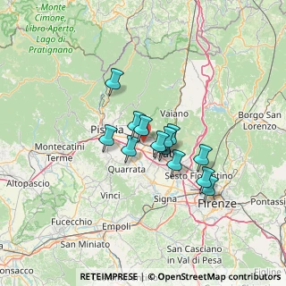 Mappa Via Garigliano, 59013 Montemurlo PO, Italia (9.58385)