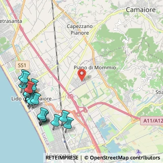 Mappa Via dei Falegnami, 55041 Camaiore LU, Italia (3.1345)