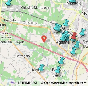 Mappa Via del Mosino, 51031 Agliana PT, Italia (2.65)