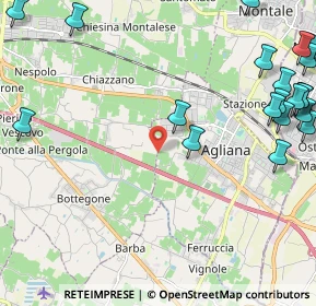 Mappa Via del Mosino, 51031 Agliana PT, Italia (3.309)