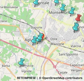 Mappa Via Volturno, 51031 Agliana PT, Italia (2.82692)