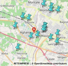 Mappa Via Volturno, 51031 Agliana PT, Italia (2.08706)