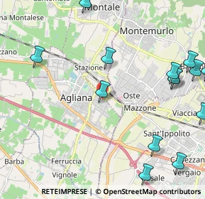 Mappa Via Volturno, 51031 Agliana PT, Italia (3.07313)