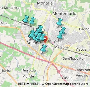 Mappa Via Volturno, 51031 Agliana PT, Italia (1.20188)