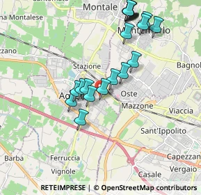 Mappa Via Volturno, 51031 Agliana PT, Italia (1.9695)