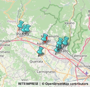 Mappa Via Volturno, 51031 Agliana PT, Italia (5.9825)