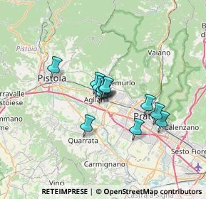 Mappa Via Volturno, 51031 Agliana PT, Italia (4.44417)