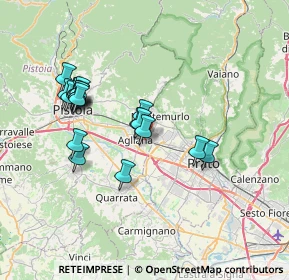 Mappa Via Volturno, 51031 Agliana PT, Italia (6.81684)