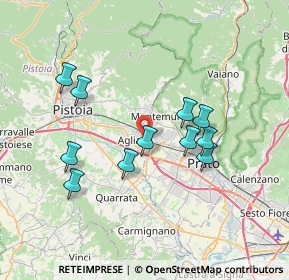 Mappa Via Volturno, 51031 Agliana PT, Italia (6.79545)